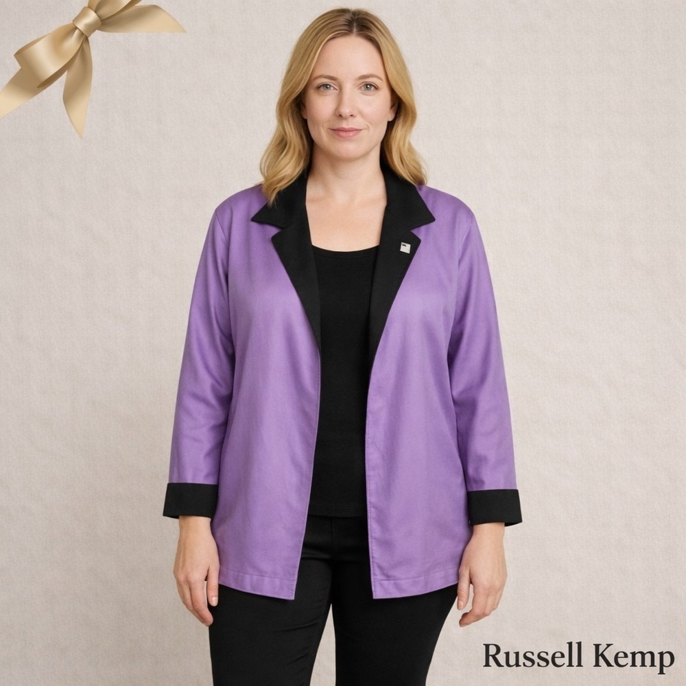 Russell Kemp New York Lavender Formal Blazer 3X